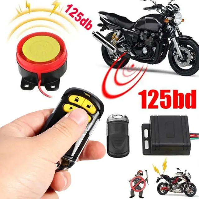 Motorcycle Motorbike Bike Anti-theft Security Alarm BEST Sensor Control F6L5