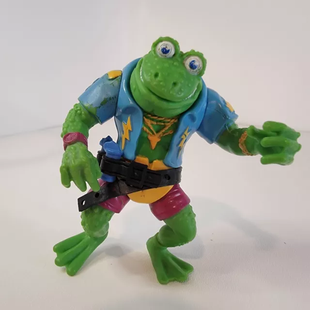 Vintage TMNT Teenage Mutant Ninja Turtles 1989 Genghis Frog belt