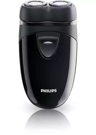 Philips Cordless Travel Shaver CloseCut Electric Men Battery Operated PQ208