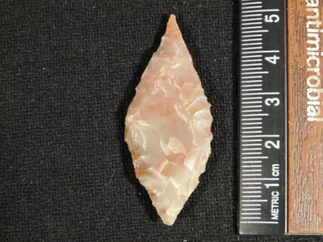 Ancient POINTED Base Lanceolate Form Arrowhead or Flint Artifact Niger 9.22