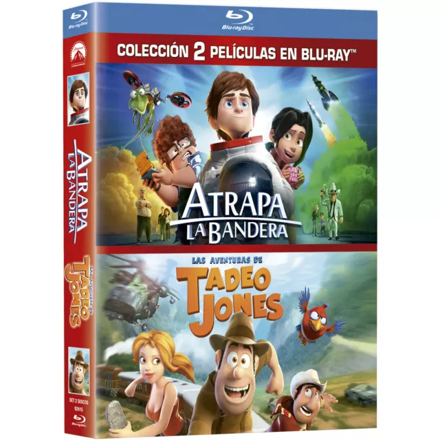 Pelicula Bluray Pack Atrapa La Bandera+Tadeo Jones Precintada