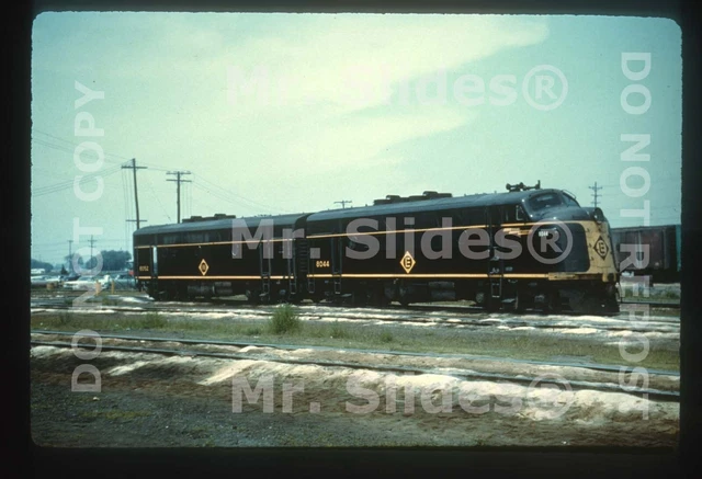 Duplicate Slide EL Erie Lackawanna Fresh Paint F3A 8044 & F3B Set