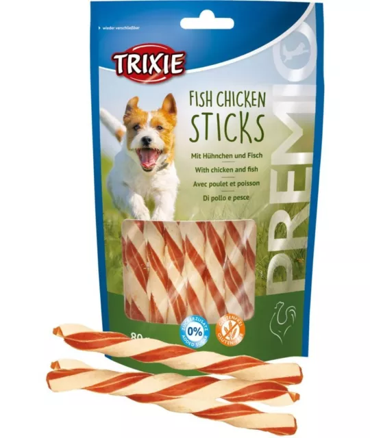 Premio fish chicken sticks 80gr. Offerta Multipack 6 Conf. Trixie