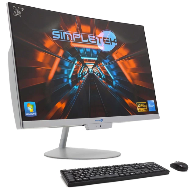 Aio Tout en Un i5 24 " Full HD Victoire 7 RAM 16GB SSD 960GB PC Ordinateur Fixe