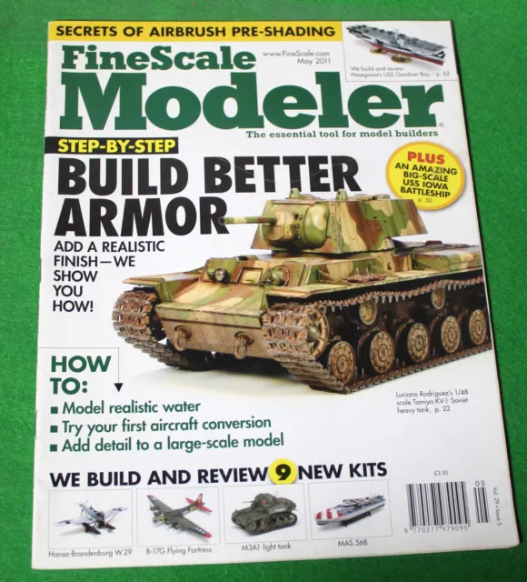 Fine Scale Modeler magazine, May 2011, Flying fortress, USS Gambier Bay