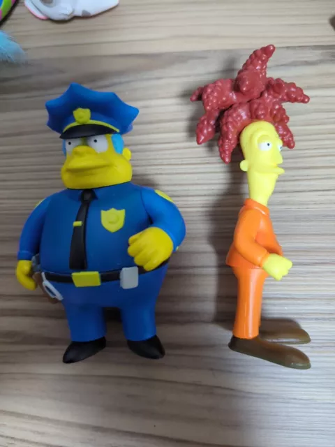Playmates Simpsons Figure - Prison Sideshow Bob - Chief Wiggum
