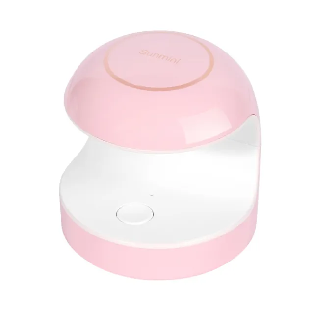 Mini secadora rápida de uñas máquina de luz LED UV USB lámpara de curado (rosa)
