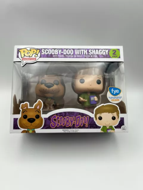 FUNKO POP! ANIMATION Scooby-Doo with Shaggy 2 Pack FYE Exclusive w ...