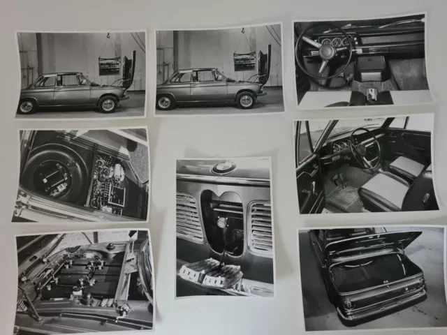 BMW 1500 Elektroauto - Konvolut Pressefotos Einzelstück- Oldtimer Sammler(AU636)