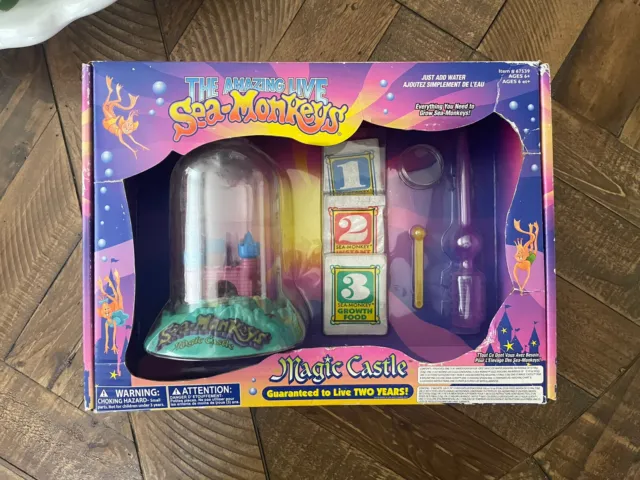 The Amazing Live Sea-monkeys My First Pet With Magic Castle In Box
