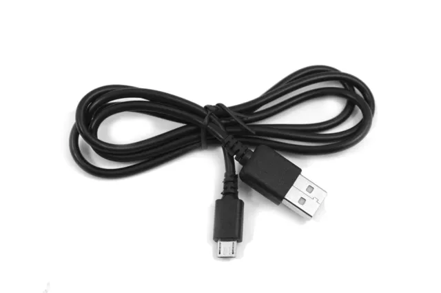 90 cm USB schwarz Ladekabel für Anker A3235 SoundBuds schmaler Bluetooth Kopfhörer