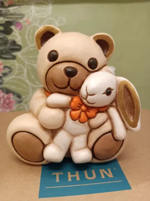 Thun Teddy con coniglio. Nuovo con scatola.