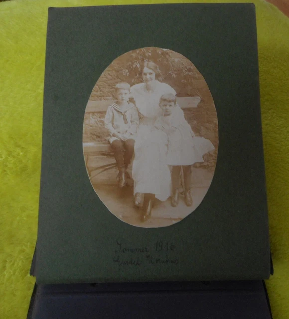 29 Foto 1wk Album Fotoalbum Soldat Füs. RGT 40 Achen Triberg Portrait Frau EK 10