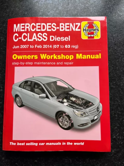 Mercedes-Benz C-Class Diesel (Jun 07 - Feb 14) 07 - 63 Haynes Workshop Manual