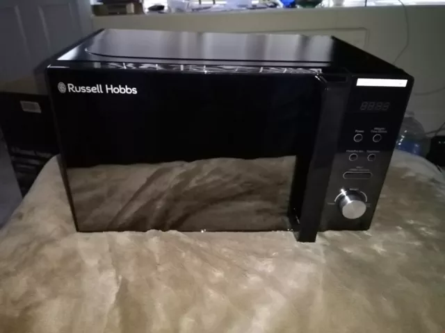 Russell Hobbs RHM2076B 20 Litre 800 W Black Digital Solo Microwave with 5 Power