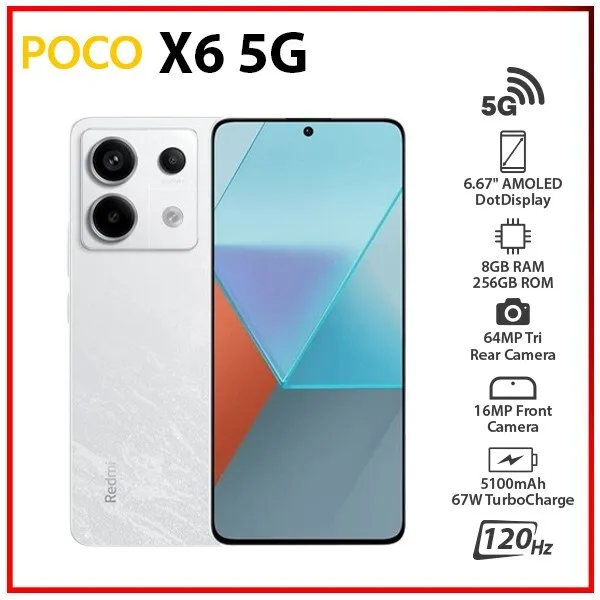 Poco X6 5G 8GB RAM 256GB ROM Black_Xiaomi Store