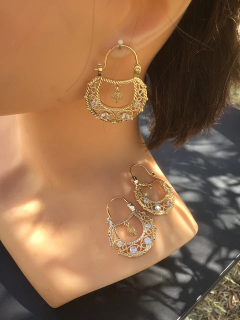 Boucle d’oreille savoyarde en or modèle 10 – Bijouterie Papere
