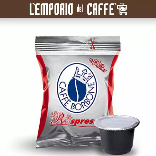 200 Capsule Cialde Caffe Borbone Respresso Rossa Red compatibili Nespresso