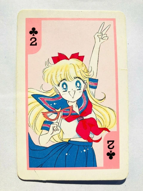 Serena 2 Sailor Moon Playing Card by Nakayoshi magazine From Japan 1992 F/S