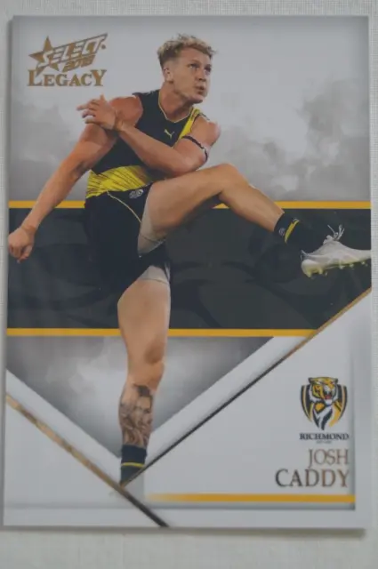 Richmond Tigers AFL-VFL Football Select Legacy In Action Card Josh Caddy