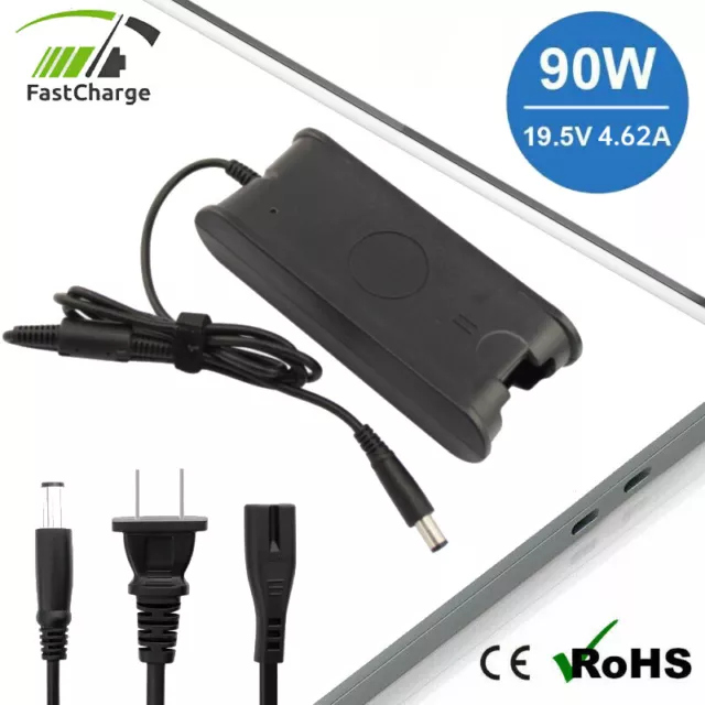 AC Adapter Charger Power Supply For Dell Laptop PA10 PA-12 Watt 19.5V 4.62A 90W