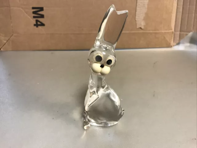 Dekofigur Kaninchen Hase aus Glas