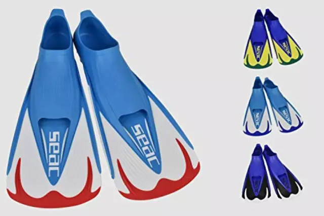 (TG. 38/39) SEAC Team, Pinna Corta per Nuoto in Piscina e Snorkeling Unisex Adul