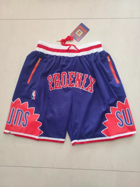Just Don Phoenix Suns Embroidered Basketball Shorts USA Made Men’s Size XL  RARE