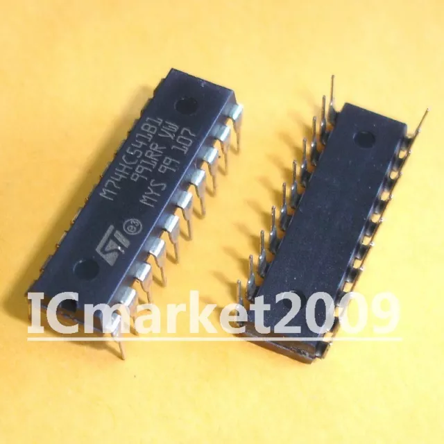 10 PCS M74HC541B1R DIP-20 M74HC541B1 Octal Bus Buffer with 3 State Outputs Chip