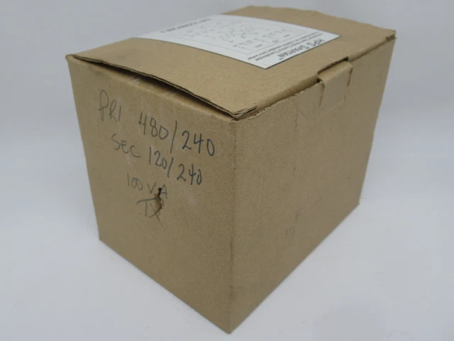 HPS Spartan SP100MQMJ Control Transformer 100VA 50/60Hz *Damaged Box* NEW