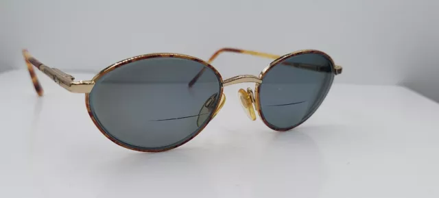 Vintage Vogue VO3145 Brown Gold Oval Metal Sunglasses Italy FRAMES ONLY