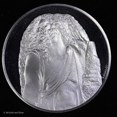 1974 .925 Silver Franklin Mint Medal | Michelangelo St. Matthew