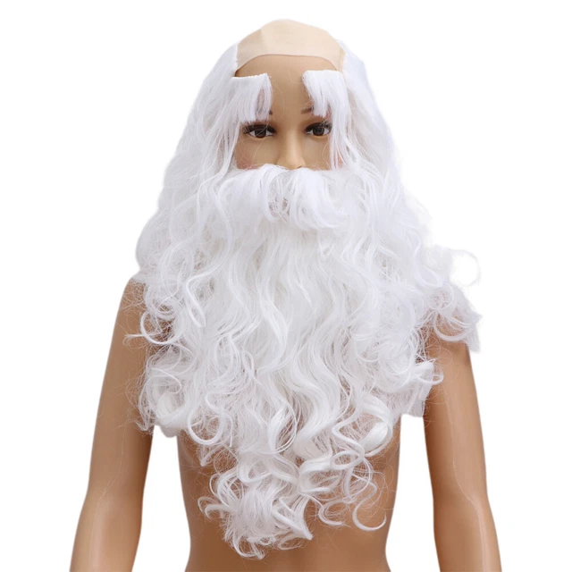 Babbo Natale barba bianca abito di Babbo Natale parrucca immagine padre anziano