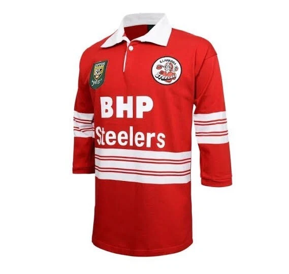 ILLAWARRA STEELERS 1987 Retro Rugby League Jersey 2XL