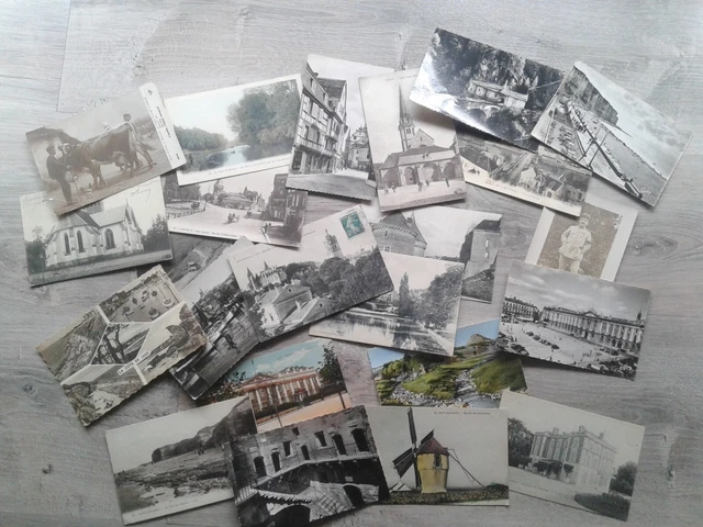 Lot De 100 Photos Anciennes - Tirages Argentiques Originaux - France 1940-1990