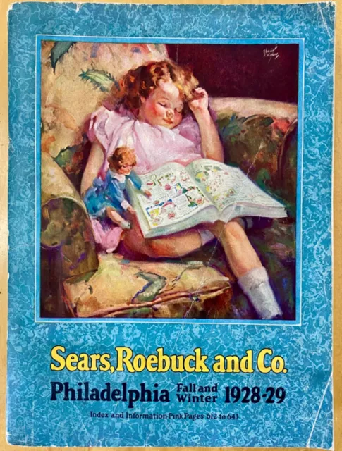 Vintage 1928-1929 Sears Roebuck & Co. Fall-Winter Catalog No. 157- Not A Reprint