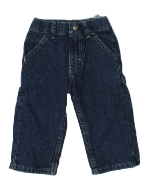 WRANGLER Baby Boys Straight Jeans 12-18 Months W18 L10 Navy Blue Cotton AX09