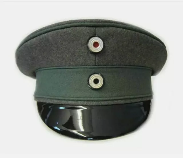 WW1 German Officer Field Cap Vulcanfibre Visor Cap