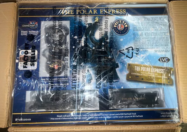 Brand New Lionel 871811010 The Polar Express Lionchief Ho Gauge Train Set