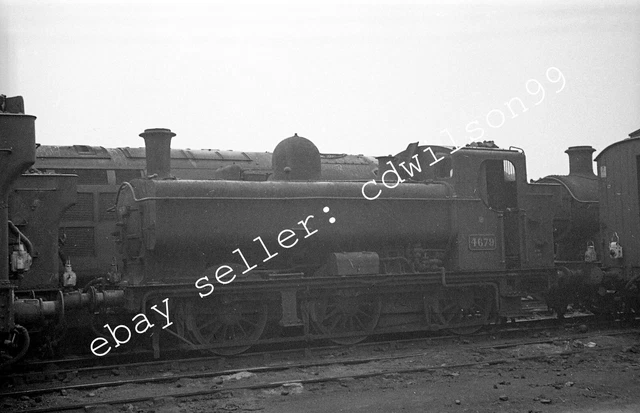 BRITISH RAILWAY NEGATIVE - BR WR No. 4679 57xx 0-6-0PT at Radyr 1965 ...