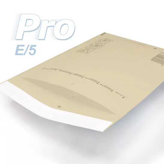 10 Enveloppes à bulles *MARRON* gamme PRO taille E/5 format utile 210x265mm