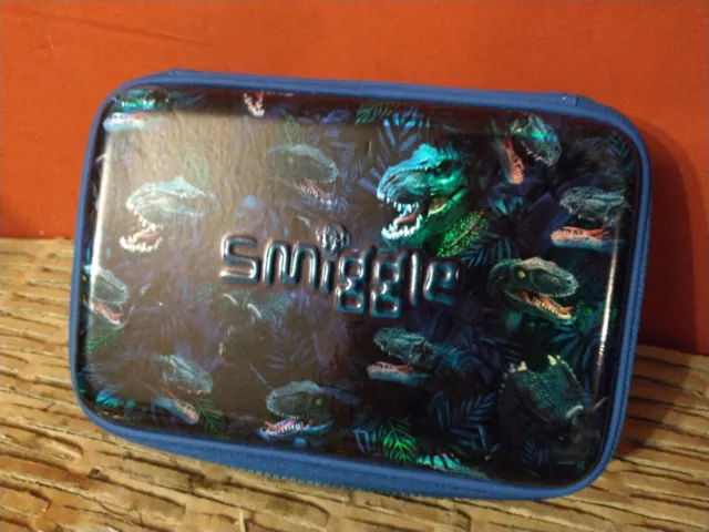 Smiggle Boys 3D Space Dinosaur Ultimate Layer Pencil Case Gift Illusion