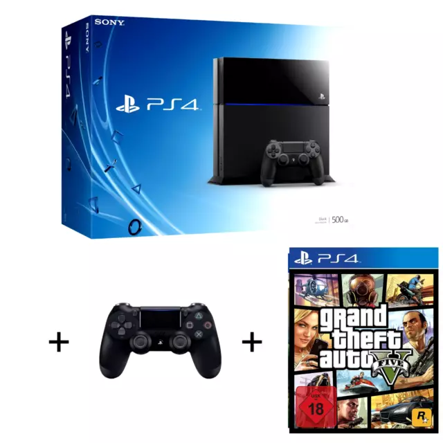 Consola Sony PS4 Playstation 4 + Controlador Original + GTA 5