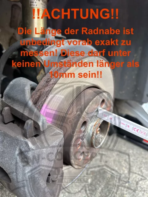 Spurverbreiterung VA 20mm HA 30mm für Mercedes mit Radschrauben Spurplatten 2