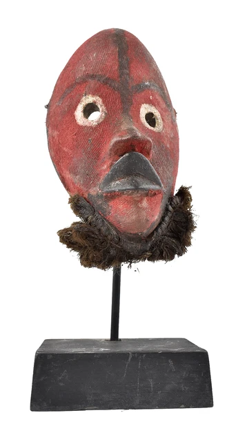 Dan Passport Mask Custom Stand Cote d'Ivoire African Art