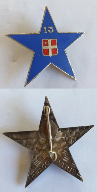 Insigne FFS Skieur Scolaire OSSU 1938 – Original Argenté émail, Bon état