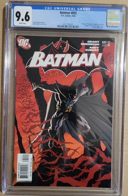 HOT! BATMAN #655 NM+ CGC 9.6 2006 1st CAMEO APPEARANCE OF DAMIAN WAYNE