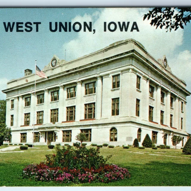 c1960s West Union IA Vote Doris Springer Card Fayette County Courthouse Iowa C49
