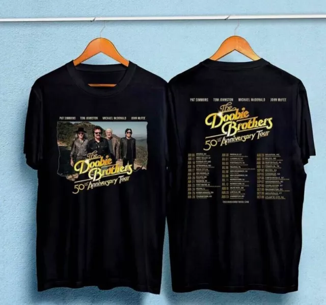 The Doobie Brothers World Tour 50th Anniversary T-Shirt Gift For Fans Music