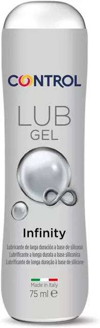 Control Gel lubricante sexual 75 ml base de silicona hidratante larga duracion